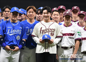 '푸른모자 씌우기' 최형우 때와는 달랐다...삼성도 적극동참→특별패치까지 부착했는데 왜?