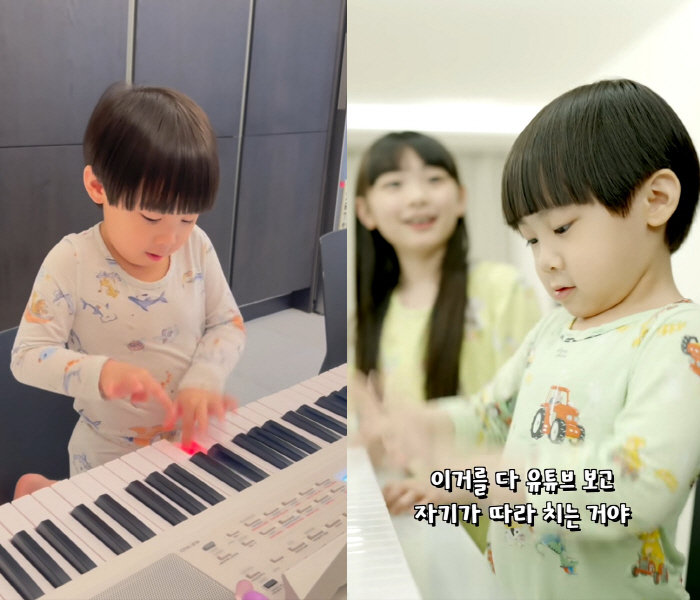 문희준♥소율, 4살 子 자식농사 대박…“독학 피아노 실력, 영재 수준”
