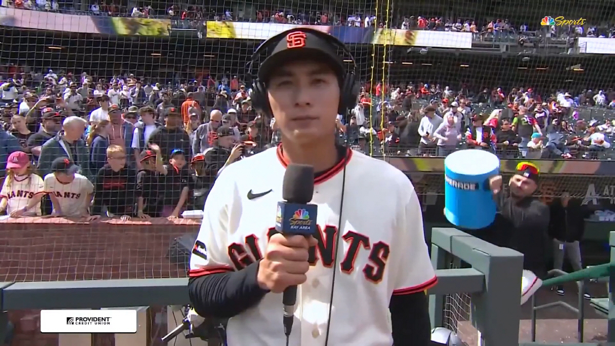 사진캡처=NBC스포츠자이언츠 X 계정