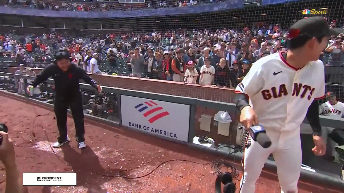 사진캡처=NBC스포츠자이언츠 X 계정