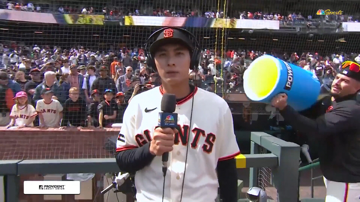 사진캡처=NBC스포츠자이언츠 X 계정