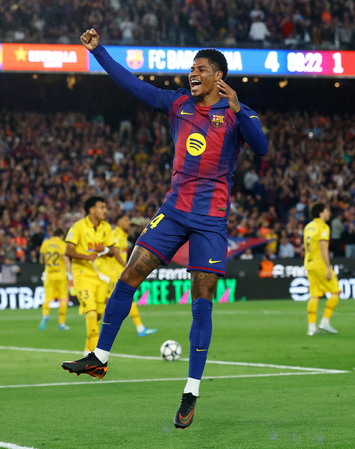 에스파뇰전에 나선 래시포드 로이터