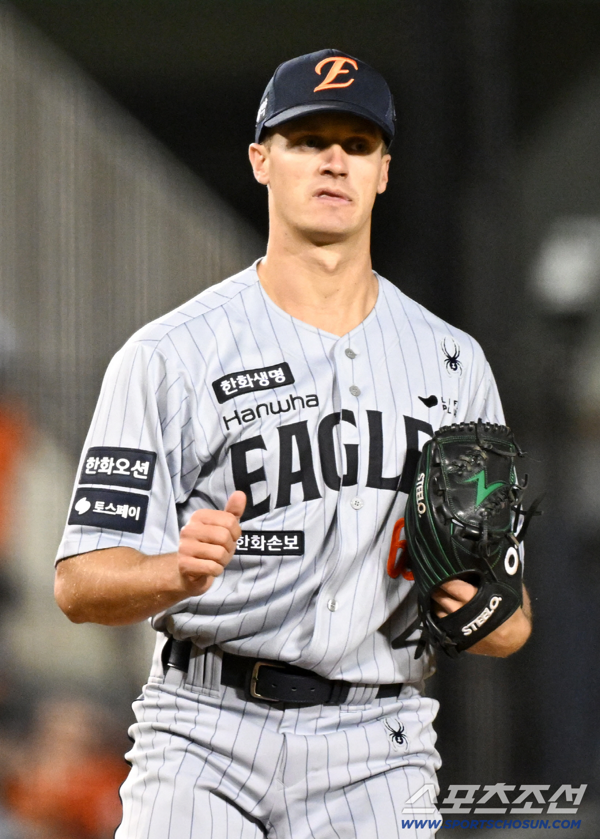 21일 잠실구장에서 열린 LG와 한화의 경기. 한화 쿠싱이 숨을 고르고 있다. 잠실=박재만 기자 pjm@sportschosun.com/2026.04.21/