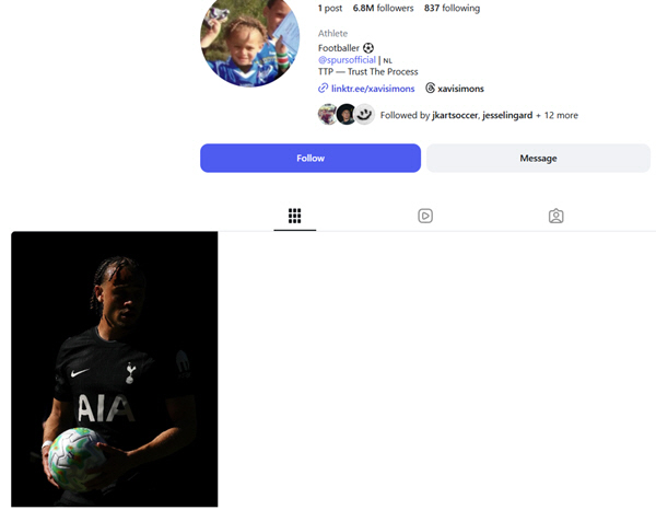 십자인대 부상 오피셜 '손흥민 후계자' 충격 얼마나 컸길래..'구독자 680만' 인스타그램 게시글 모조리 삭제