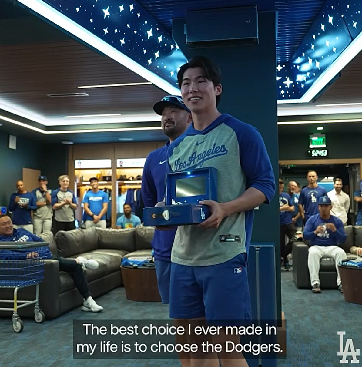 사진=다저스 SNS 영상캡쳐