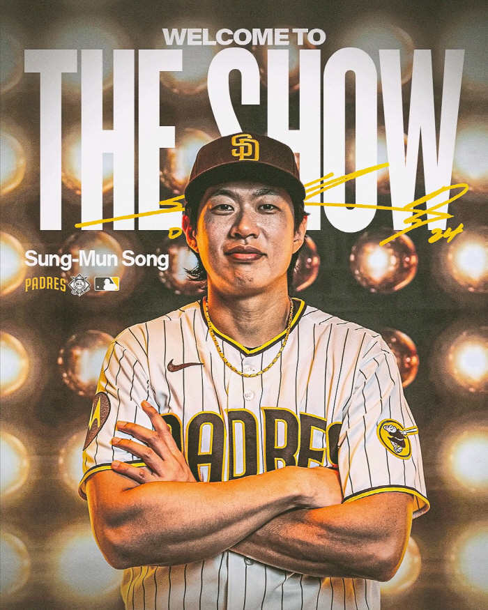 [공식 발표]'송성문의 마이너 강등' 실망 금지! '반짝 메이저 데뷔' 이제 시작→SD 우익수 입지 불안 공략…"수비+속도+좌타 활용도↑"