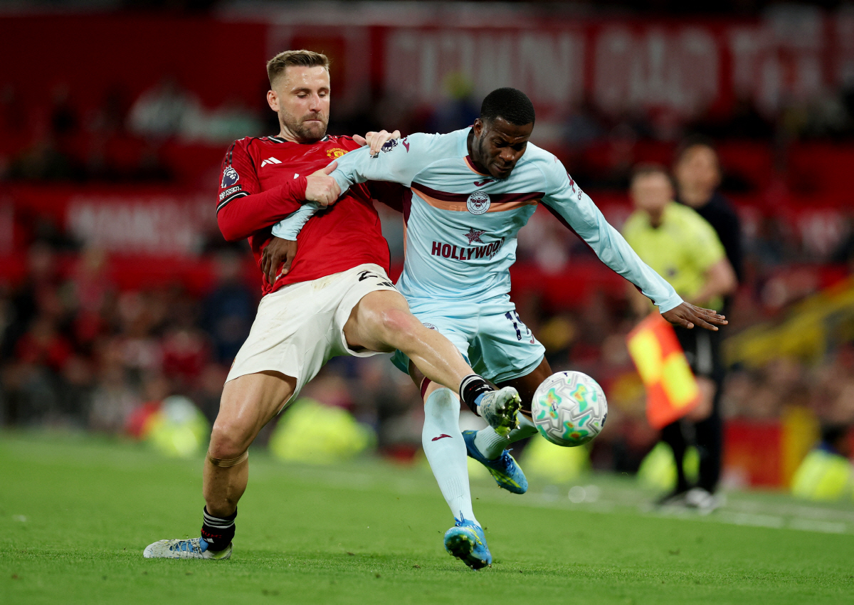 루크 쇼. 로이터연합뉴스