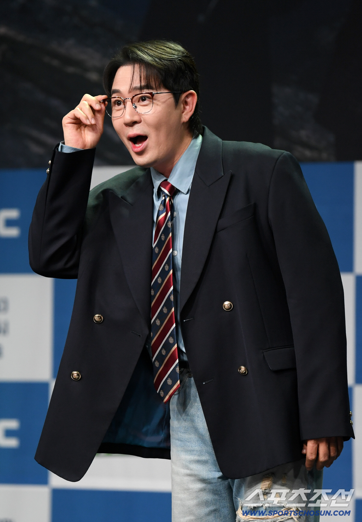 MBC 새 예능 '최우수산' 제작발표회가 28일 서울 마포구 상암동 MBC 골든마우스홀에서 열렸다. 붐이 포토타임을 갖고 있다. 상암동=박재만 기자 pjm@sportschosun.com/2026.04.28/