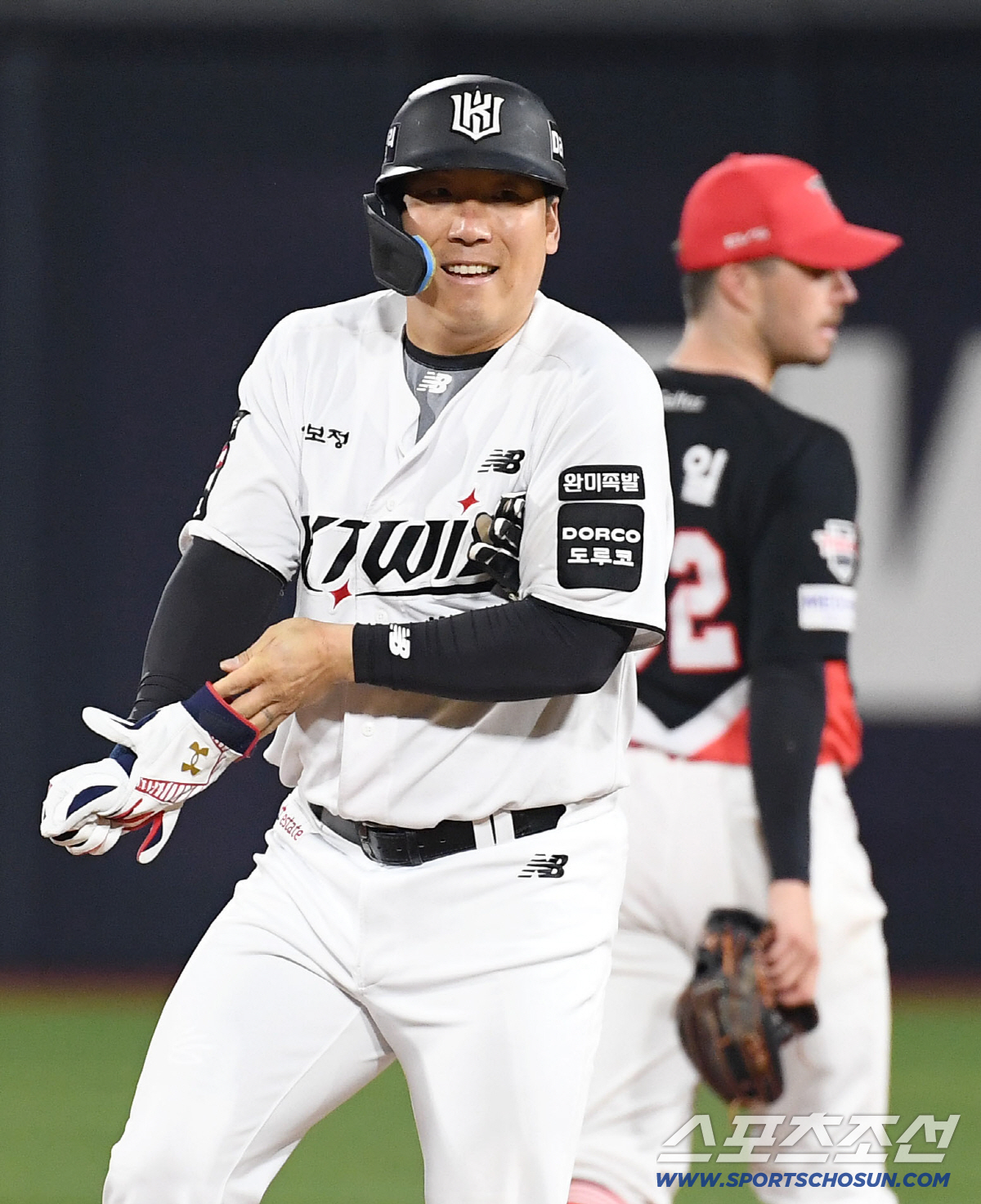 23일 수원 케이티위즈파크에서 열린 KT와 KIA의 경기. 7회 1타점 2루타 날린 KT 김현수. 수원=송정헌 기자 songs@sportschosun.com/2026.04.23/