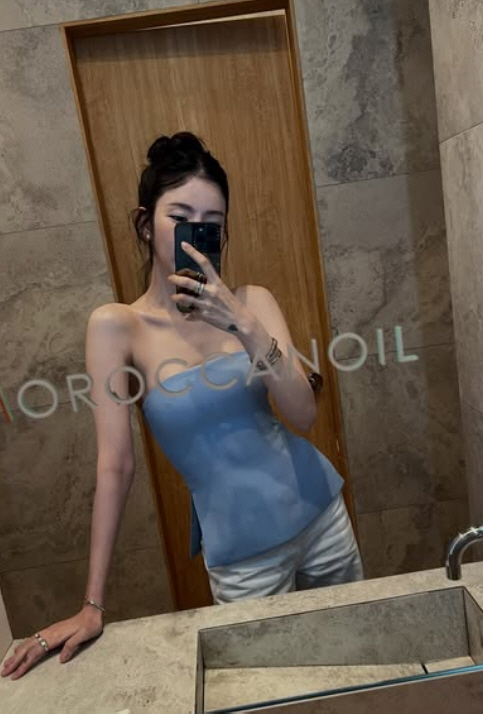 '뼈말라' 된 장재인, 가슴뼈 드러날 정도로 마른 몸…충격 근황