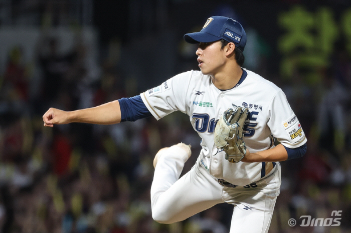 불펜 릴레이 역투의 마지막을 장식한 NC 다이노스 류진욱. 사진제공=NC 다이노스