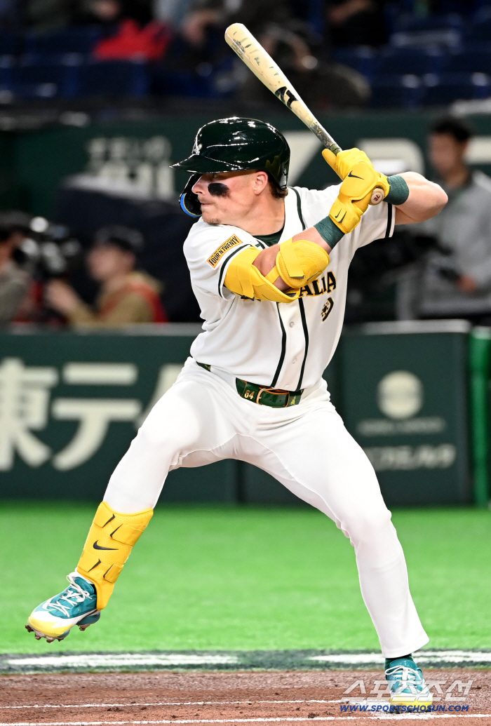 WBC 한국전 패배 후 눈물 흘렸던 호주 최고 유망주, 드디어 ML 입성…데뷔전 임박
