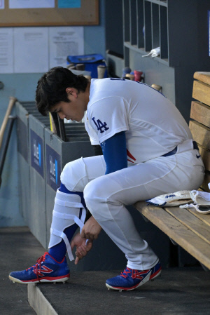 '타자 오타니' 못봐요? LAD의 선택은 불가피했다, 시즌 2번째 투타 겸업 포기