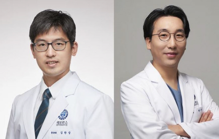 김한상 교수(왼쪽)와 한윤대 교수