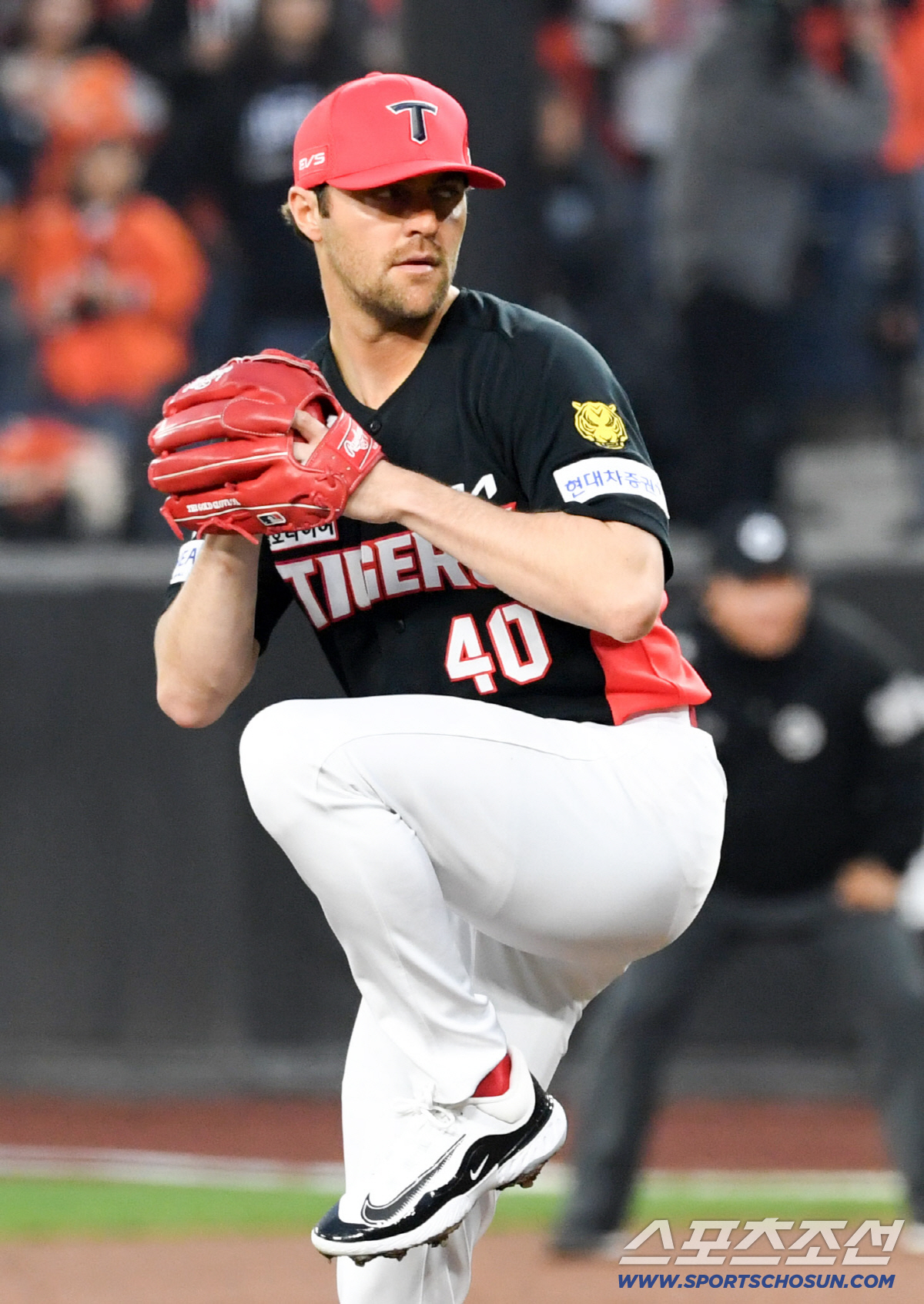 10일 대전 한화생명볼파크에서 열린 한화와 KIA의 경기. KIA 네일이 역투하고 있다. 대전=박재만 기자 pjm@sportschosun.com/2026.04.10/