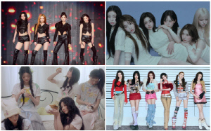 에스파-ITZY-르세라핌-베몬, 가요계 빅4 자존심 건 '메이퀸' 대전[SC이슈]