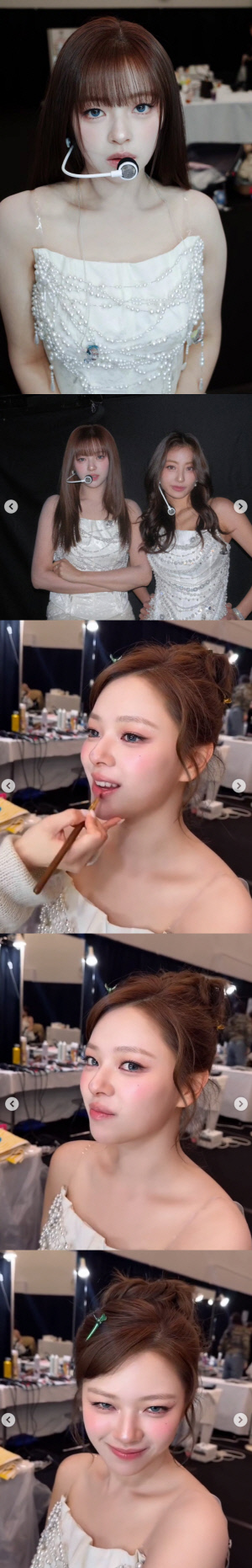 '스테로이드 부작용 극복' 트와이스 정연, 쇄골뼈 앙상한 뼈말라..붓기 싹빼고 '리즈 갱신'