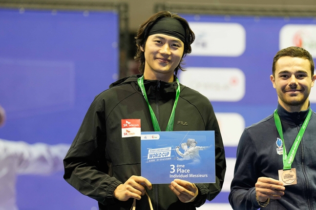 "오상욱 3년만의 정상X전하영 2연패 도전" 1~3일 SKT펜싱그랑프리@인천 '전세계 펜싱팬 시선집중'