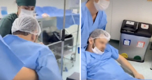 아내 출산 지켜보다 기절한 남편…"아이보다 더 관심 끌었다"