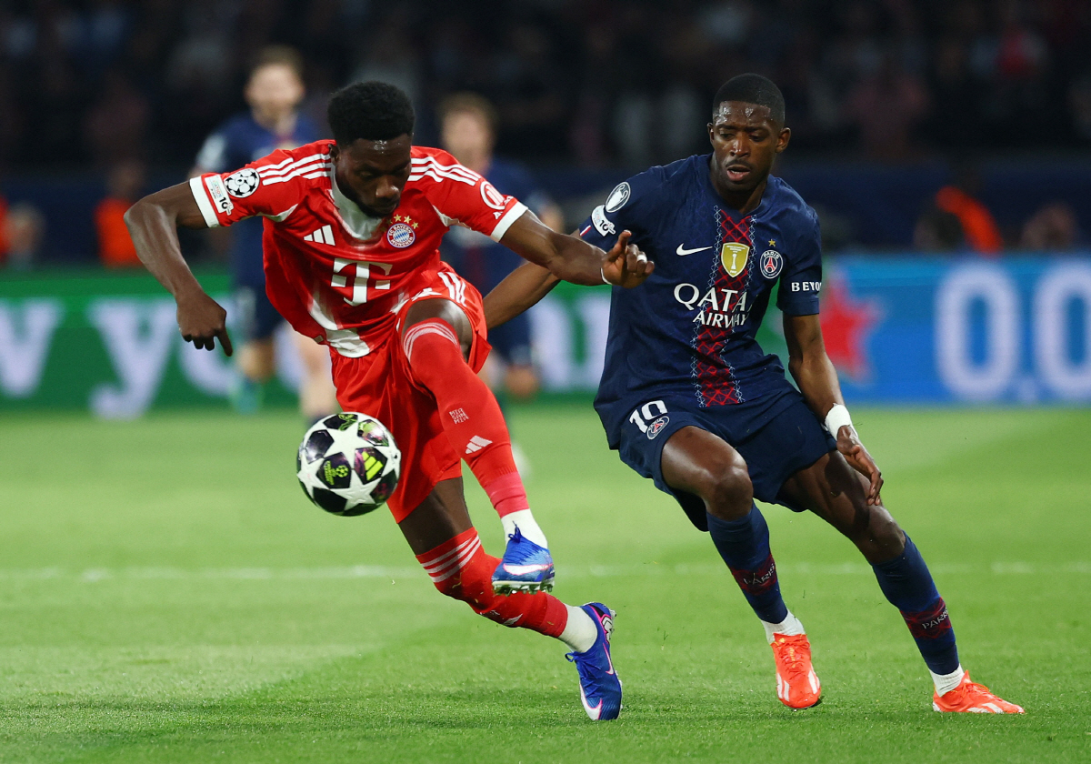 데이비스(왼쪽)와 뎀벨레 로이터