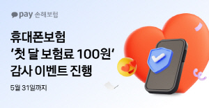 카카오페이손해보험, 휴대폰보험 가입자 2년 새 12.5배 증가… '첫 달 보험료 100원' 감사 이벤트 진행
