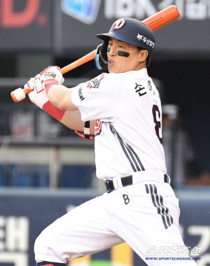 트레이드 반등 노렸는데…'최다 안타' 다시 멈췄다, "쫓기는 거 같더라" [잠실 현장]