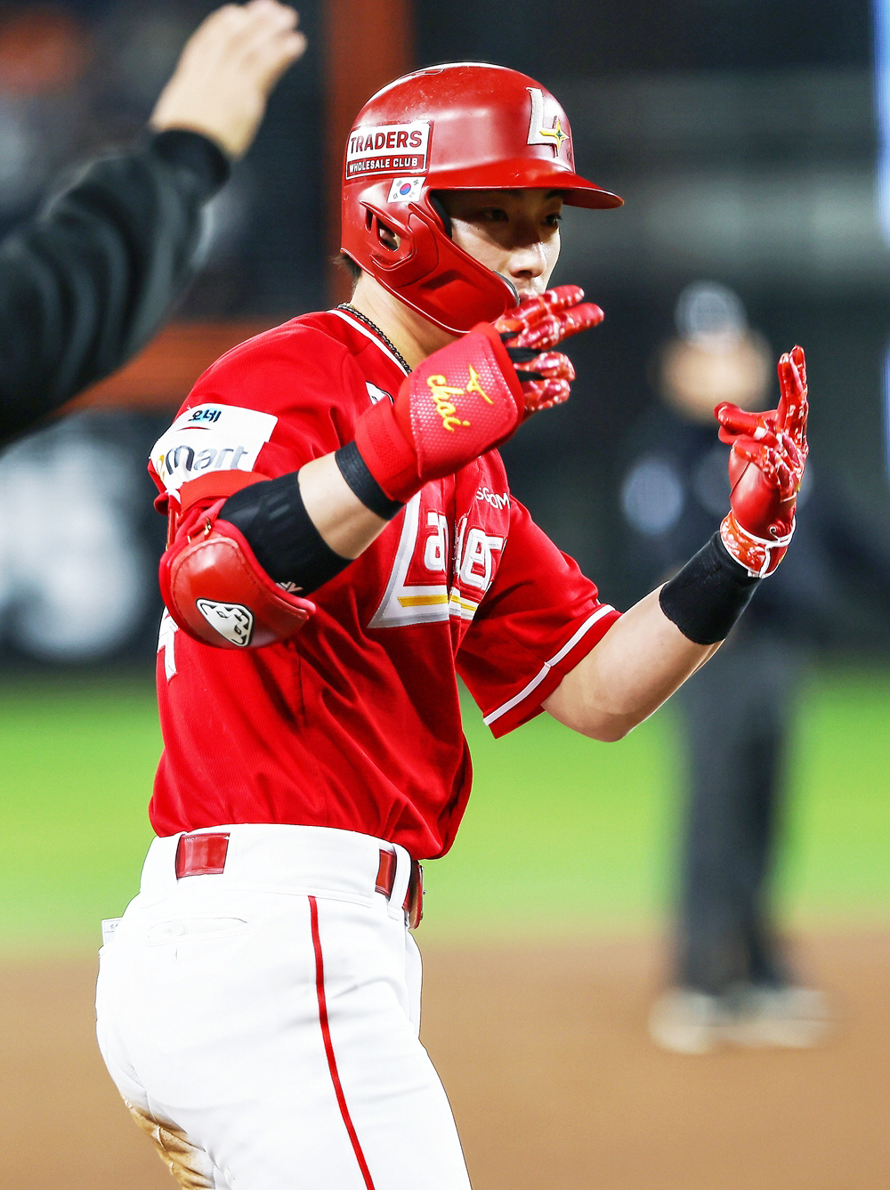 3루타를 터뜨린 최지훈. 사진=SSG 랜더스