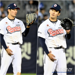 글러브에 마법이라도? '요리보고 조리봐도 신기' 안재석, 연이은 호수비에 자신도 '깜짝'[잠실 현장]