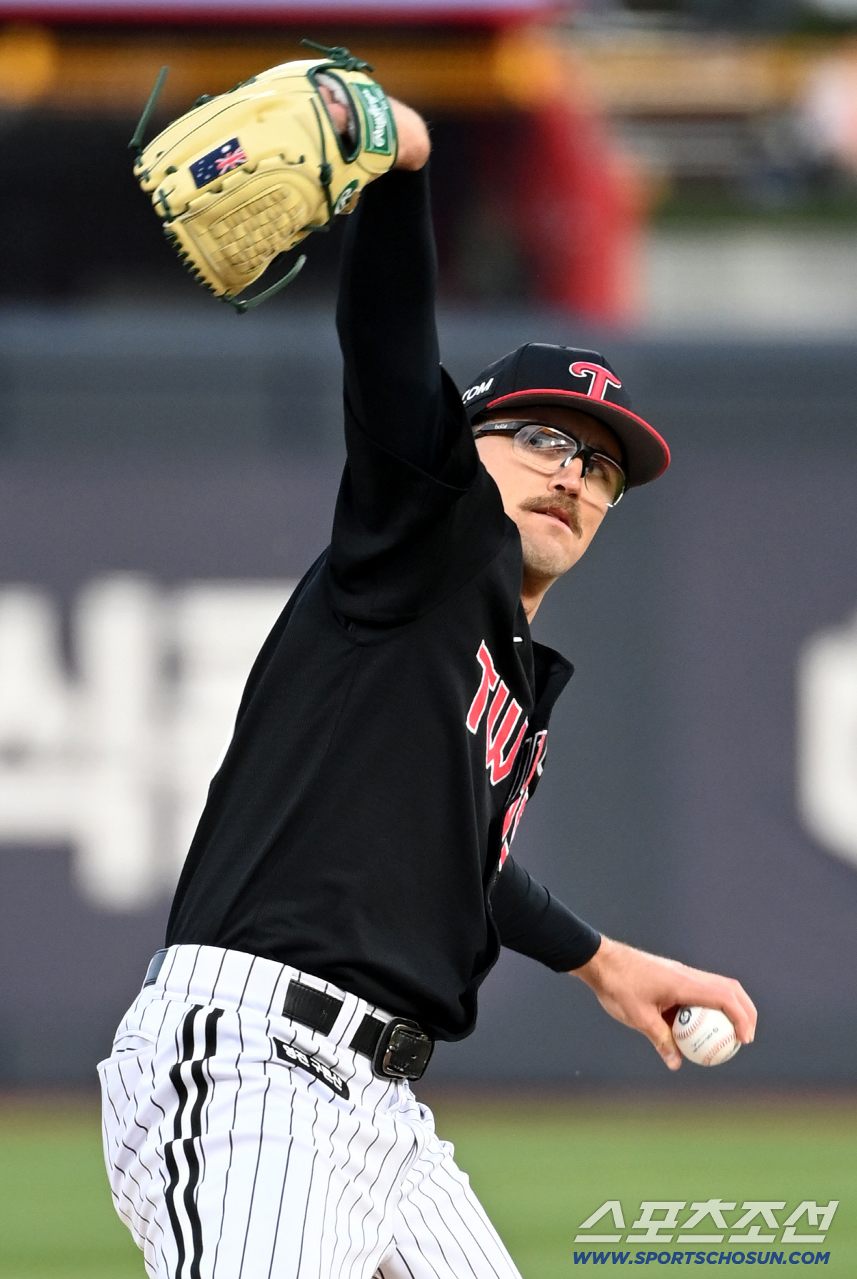 28일 수원KT위즈파크에서 열린 LG와 KT의 경기, LG 선발투수 웰스가 역투하고 있다. 수원=허상욱 기자 wook@sportschosun.com/2026.04.28/