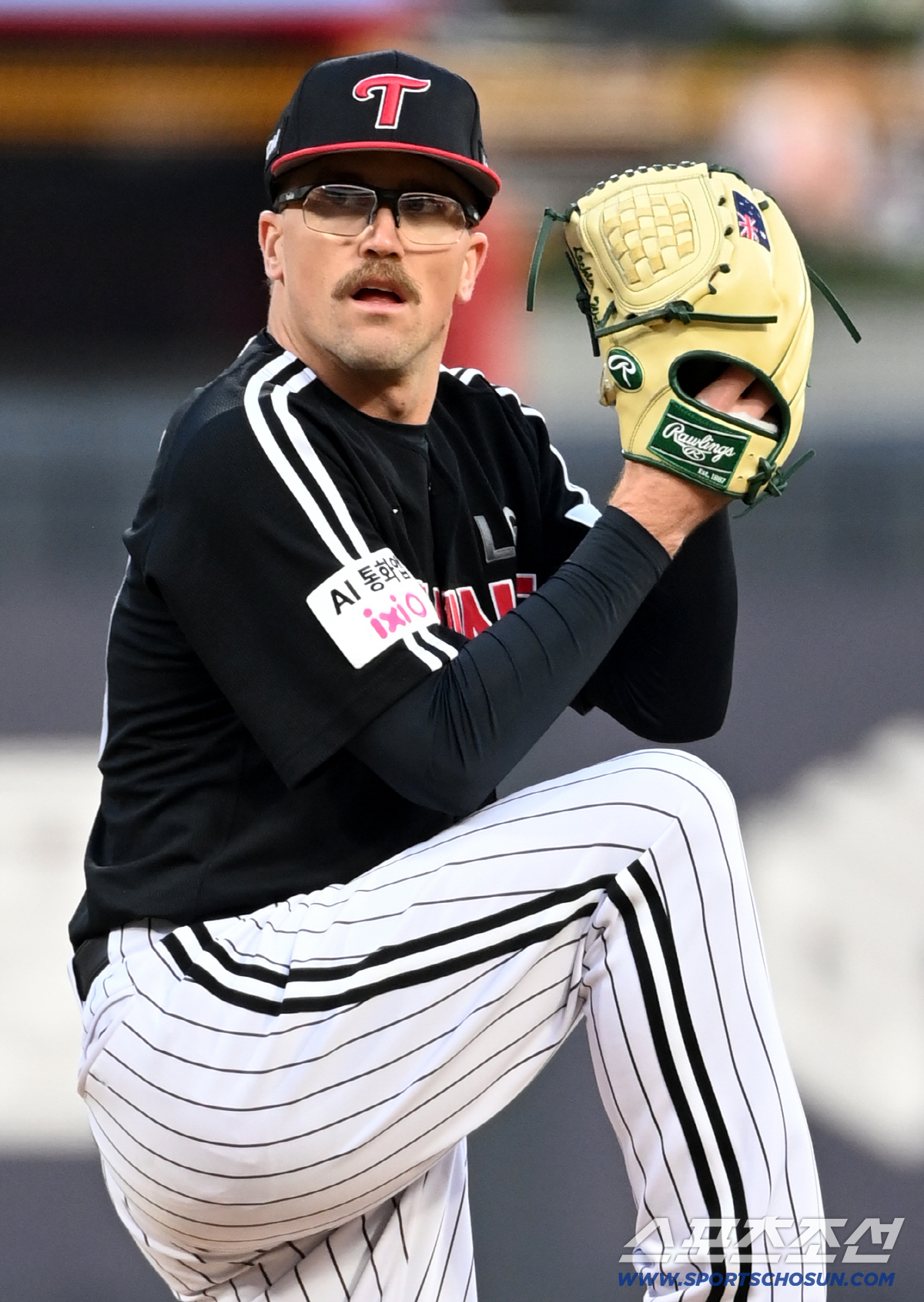 28일 수원KT위즈파크에서 열린 LG와 KT의 경기, LG 선발투수 웰스가 역투하고 있다. 수원=허상욱 기자 wook@sportschosun.com/2026.04.28/