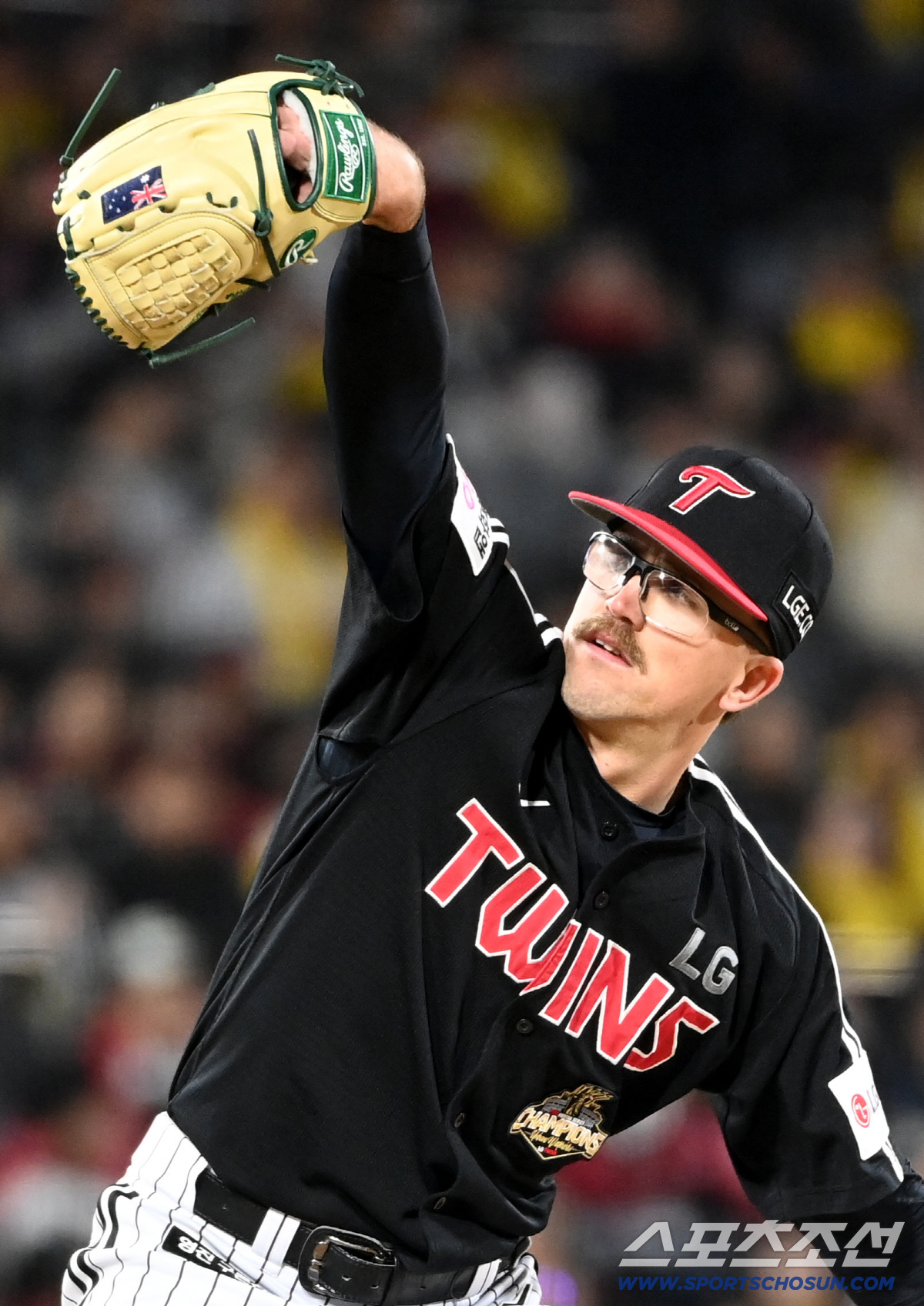 28일 수원KT위즈파크에서 열린 LG와 KT의 경기, LG 선발투수 웰스가 역투하고 있다. 수원=허상욱 기자 wook@sportschosun.com/2026.04.28/