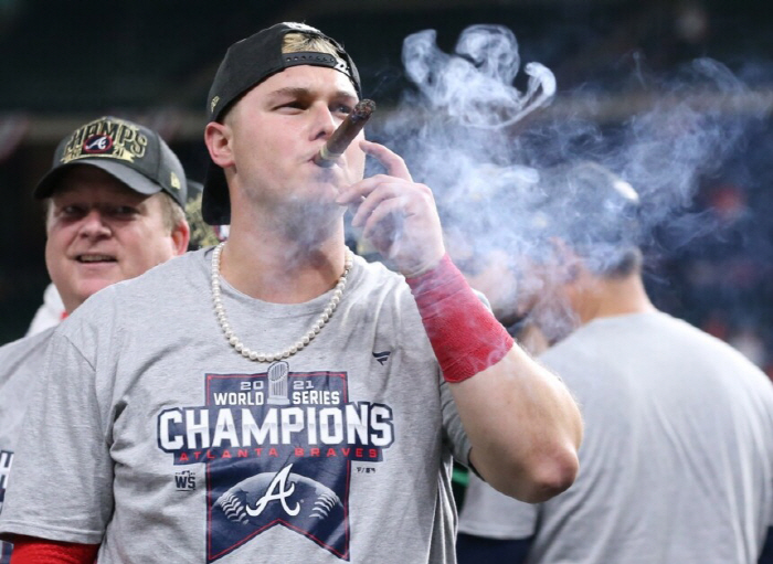 '김하성 백업 요원' 대통곡! 애틀랜타 'WS 우승 주역' 베테랑 좌익수 영입 추진…시즌 종료 후 FA→"화이트 마이너행"