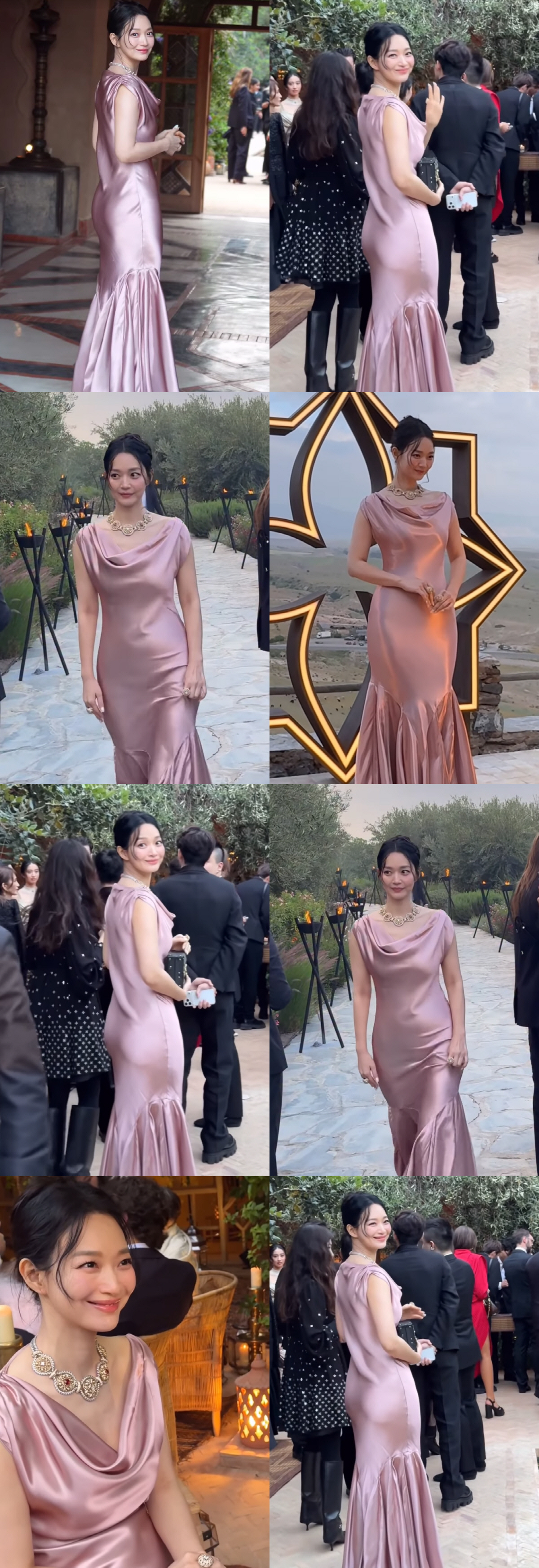 '김우빈♥' 신민아, 골반 미인의 완벽한 드레스핏..환상적 뒤태