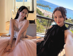 블핑 지수, '친오빠 논란' 딛고 SNS 재개.."칸 라이징스타상 감사" 비하인드컷 대방출