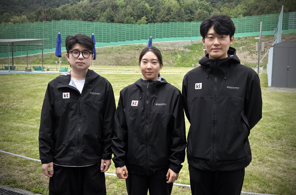왼쪽부터 박하준 장국희 정승우. 사진제공=KT