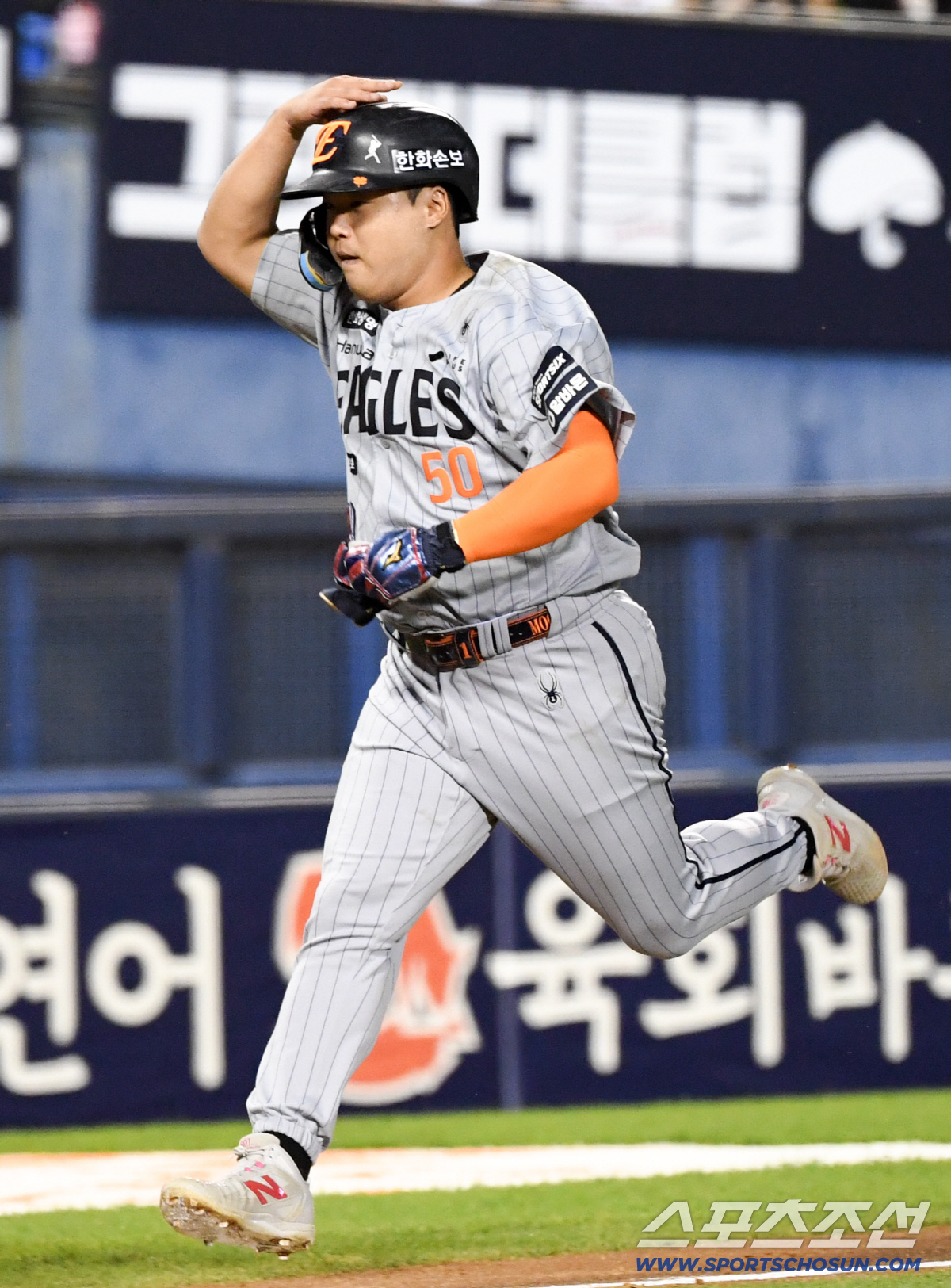 23일 잠실구장에서 열린 LG와 한화의 경기. 한화 강백호가 홈을 향해 달리고 있다. 잠실=박재만 기자 pjm@sportschosun.com/2026.04.23/
