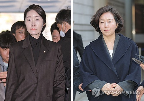 [연합뉴스 자료사진] '1억 공천헌금' 의혹을 받는 김경 전 서울시의원과 강선우 무소속 의원이 지난 3월 3일 서울 서초구 서울중앙지방법원에서 열린 구속 전 피의자 심문(영장실질심사)에 출석했다. 영장실질심사에 출석하는 강 의원(왼쪽)과 영장실질심사를 마치고 법정을 나서는 김 전 시의원(오른쪽). 2026.3.3 photo@yna.co.kr
