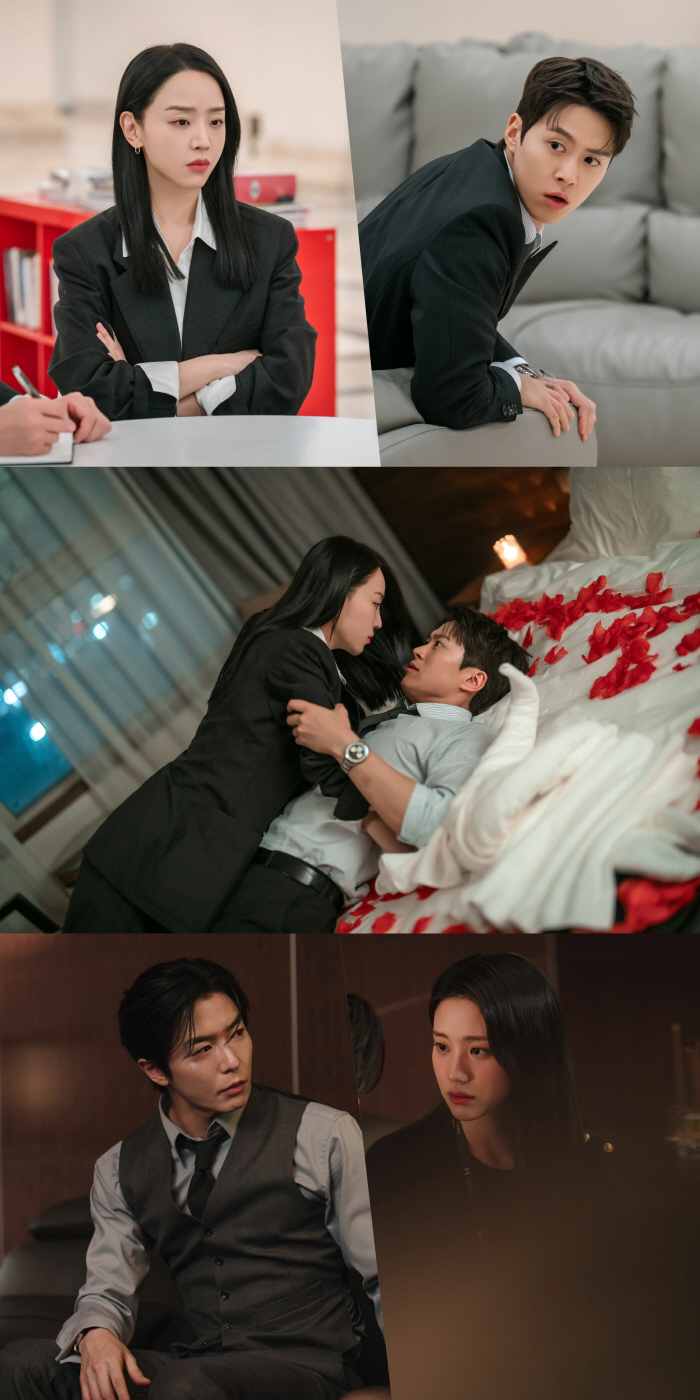 신혜선, 공명과 로맨스 시작될까..침대 위 아슬아슬 밀착 "감정 변화 흥미로울 것"('은밀한 감사')