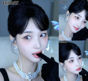 “손가락 깨물며 시선 강탈” 틱톡커 변신 율희, 오드리 헵번 재현 ‘도발 눈빛’