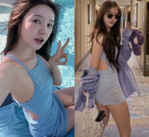 '41세' 윤은혜, 수영복 하나로 끝났다..군살 제로 몸매 '뒤태 완벽'