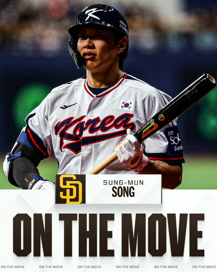 송성문 당장 콜업해! 마수걸이 홈런 '쾅'→5G 연속 안타…아쉬웠던 MLB 데뷔전 '기회는 또 온다'