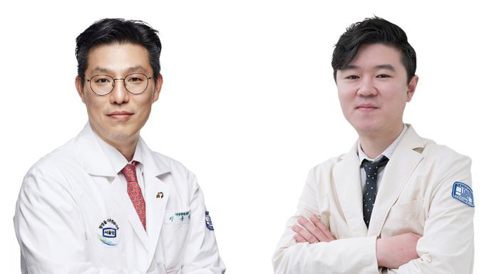 이윤석 교수(왼쪽)와 배정훈 교수