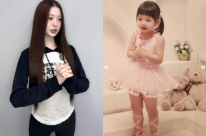 '173cm' 장원영, 아기 때부터 남다른 기럭지..'갓기'시절 사진 공개