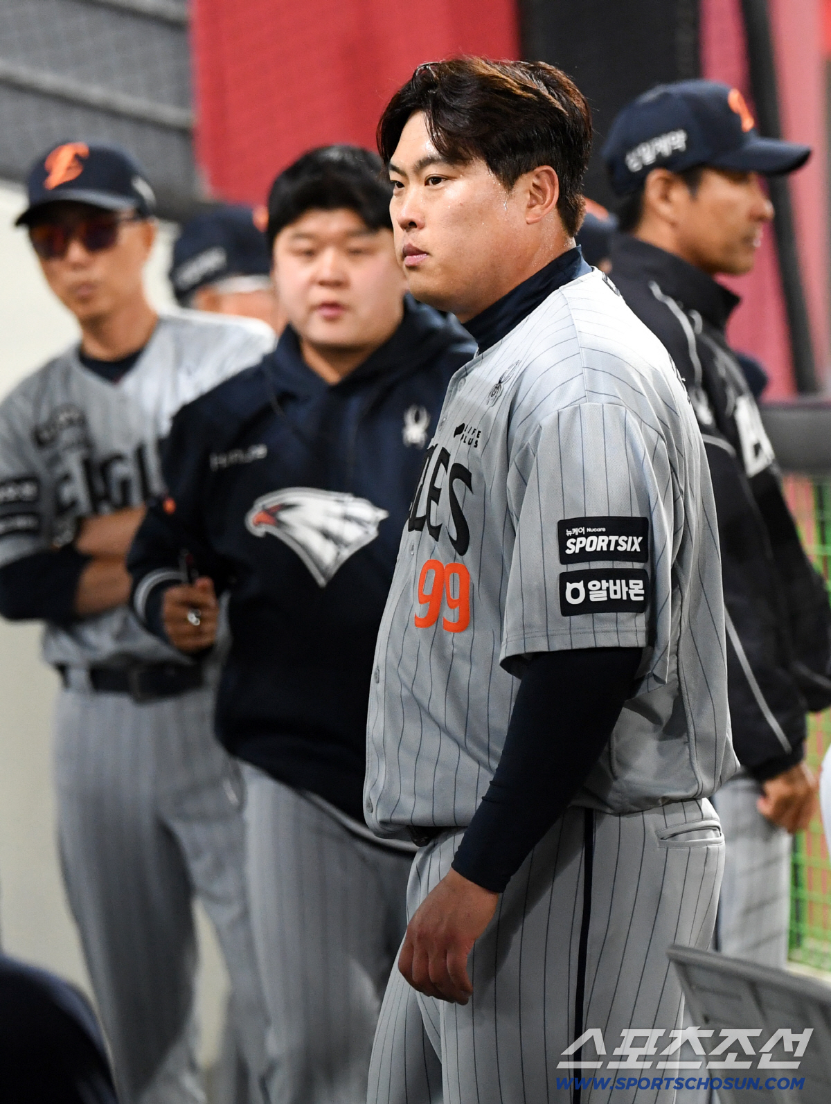 6일 광주 기아챔피언스필드에서 열린 KIA와 한화의 경기. 한화 선발 류현진이 6이닝 1실점 호투를 펼친 뒤 등판을 마치고 있다. 광주=박재만 기자 pjm@sportschosun.com/2026.05.06/