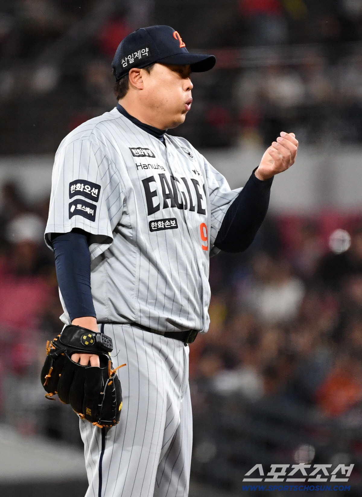 6일 광주 기아챔피언스필드에서 열린 KIA와 한화의 경기. 6회에도 마운드에 오른 한화 선발 류현진. 광주=박재만 기자 pjm@sportschosun.com/2026.05.06/