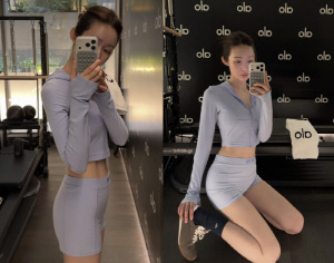 "크롭티가 헐렁"..'하정우♥' 차정원, '50kg 뼈말라' 인증에 아이비도 충격