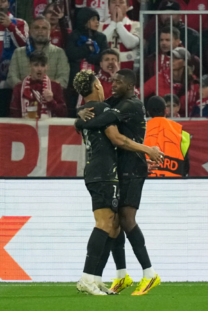 이강인-김민재 둘다 벤치 시작, 뎀벨레 선제골 폭발! PSG 뮌헨에 1-0 전반전 리드..이대로면 PSG가 2골차 UCL 결승 진출
