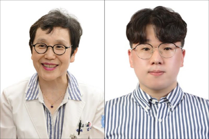 김나영 분당서울대병원 교수(왼쪽)와 하성찬 서울대 헬스케어융합학과 박사과정