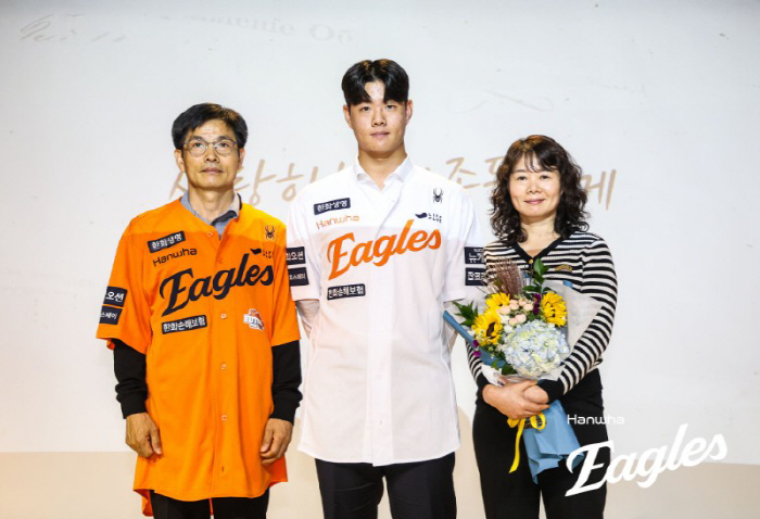 한화 이글스 박준영(가운데). 사진제공=한화 이글스