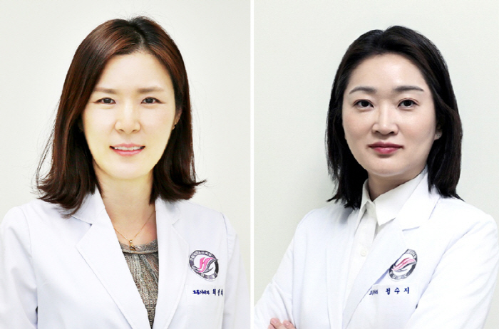 최정희 교수(왼쪽)와 정수지 교수